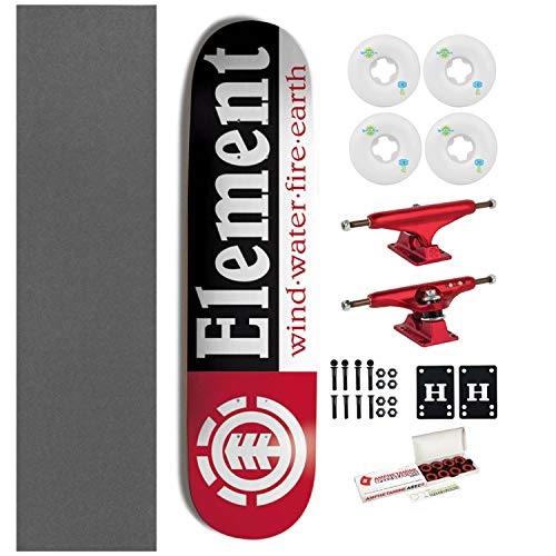 Element Skateboards Section Skateboard 7.75 with Independent Trucks, Ricta Wheels