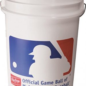 Rawlings Practice Baseballs & Bucket, Bucket of 30, ROLB1X