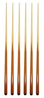 Set of 6 Pool Cues New 57" Real 4-Prong House Bar Billiard Pool Cue Stick