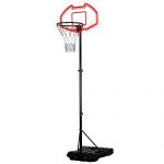 Shoot Hoops with Yaheetech's Portable Height-Adjustable Basketball Hoop System - The Perfect Playtime Companion for All Ages