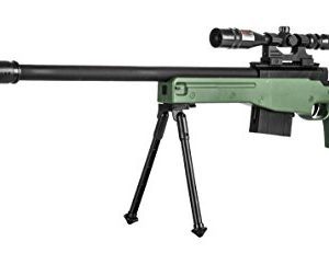 300 FPS - Airsoft Sniper Spring Rifle Gun with Scope and Laser