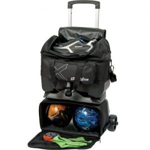KR Strikeforce Hybrid X 4 Ball Roller Bag, Black