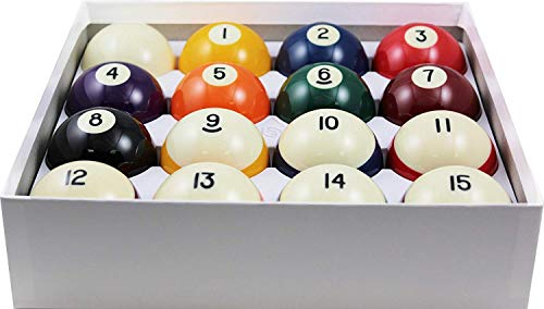 Standard Billiard/Pool Balls, Complete 16 Ball Set