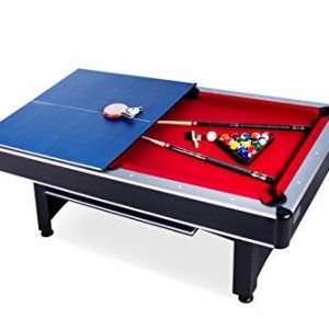 Rack Scorpius 7-Foot Billiard/Pool and Table Tennis Multi Game