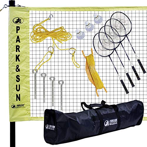 Park & Sun Sports Portable Indoor/Outdoor Badminton Net System