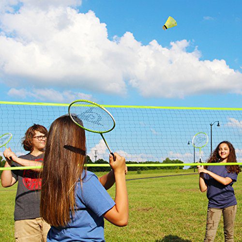 Details about   DUNLOP Outdoor Volleyball Badminton Lawn Game 11-Piece Outdoor Backyard Part... 