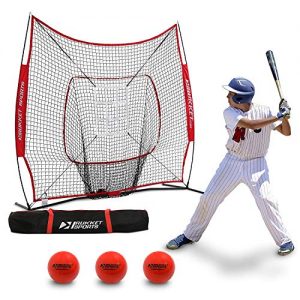 Rukket 6pc Baseball/Softball Bundle | 7x7 Hitting Net
