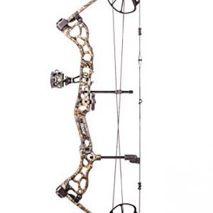 Bear Archery Pledge Compound Bow Includes Trophy Ridge Mist 3-Pin Sight, Whisker Biscuit, Peep Sight, and D-Loop