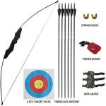 Archery Recurve Bow and Arrow Set for Adult Youth