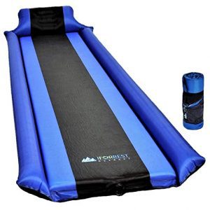 Ultra Comfortable Self-Inflating Sleeping Pad with Inflatable Armrest