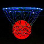 GlowCity Light Up LED Rim Kit with LED Basketball Included