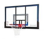 Spalding Wall Mount Basketball Hoop with 50-Inch Polycarbonate Backboard