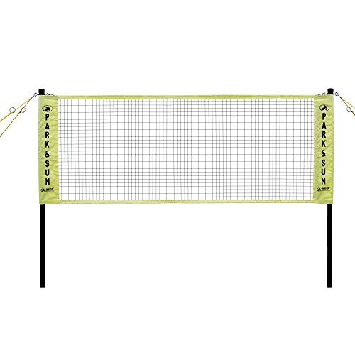 Park & Sun Sports Portable Indoor/Outdoor Badminton Net System with Carrying Bag and Accessories Professional Series 