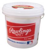 Rawlings Official League Recreational Grade Baseballs, Bucket of 24