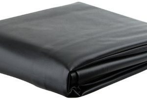 Black 7' Heavy Duty Leatherette Pool Table Cover