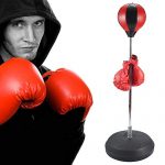 Punching Bag with Standing Inflatable Speed Ball Spring
