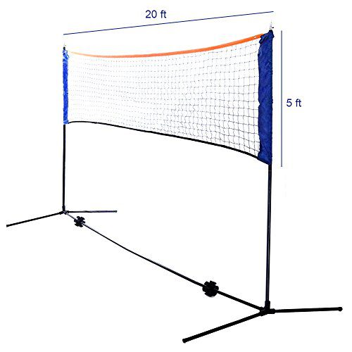 Volleyball/Badminton Set Includes 20 - Foot Net