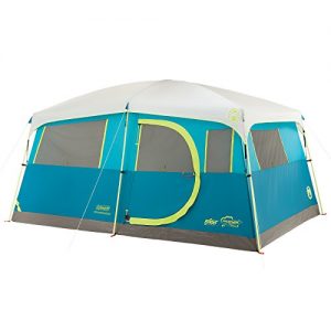 Coleman Tenaya Lake 8 Person Fast Pitch Instant Cabin Camping Tent w/WeatherTec