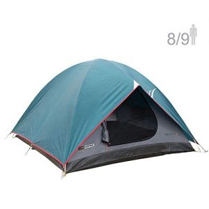8 to 9 Person 10 by 12 Foot Outdoor Dome Family Camping Tent