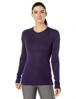 Icebreaker Merino Women's 175 Everyday Long Sleeve Crewe Top, Medium, Lotus