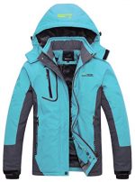 Wantdo Women's Mountain Waterproof Ski Jacket Windproof Rain Jacket