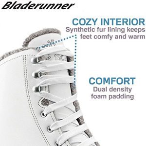Bladerunner Ice by Rollerblade Aurora Junior Figure Skate, White, Ice Skates