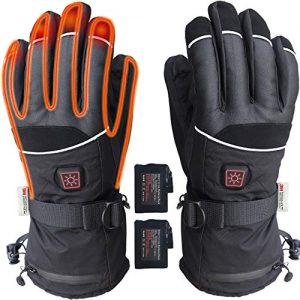 ELEKHEAL Heated Warm Gloves Men Women Thermal Electric Battery Operated Heating Warming Gloves Insulated Hand Warmer Winter Indoor Outdoor Sports Motorcycle Skiing Hunting Cycling