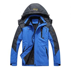 Rainbow Cloud Men's Ski Jacket Waterproof Warm Snowboard Jackets, Windproof Winter Coats Rain Coats Outerwear for Men