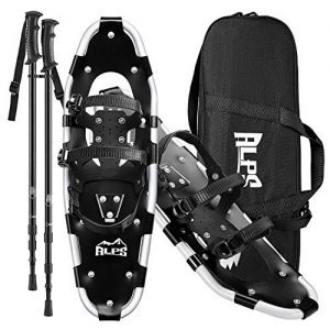 ALPS Adult All Terrian Snowshoes Set for Men,Women,Youth with Trekking Poles,Carrying Tote Bag14 /17" / 22"/25"/27"/30"