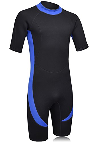 DEHAI Men Women's Full Wetsuits Thermal Suit Sleeves 3mm Neoprene Youth Adult's Diving Swimming Snorkeling Surfing Scuba Jumpsuit Warm Swimwear