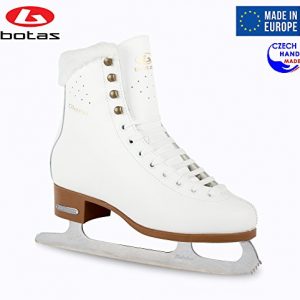 Botas - Model: Diana/Made in Europe (Czech Republic) / Figure Ice Skates for Women, Girls, Kids/Sabrina Blades/White Color
