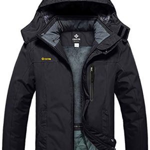 GEMYSE Men's Mountain Waterproof Ski Snow Jacket Winter Windproof Rain Jacket