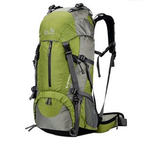 50L(45+5) Hiking Backpack Waterproof Internal Frame Backpacking Bag Outdoor Sport Daypack with Rain Cover