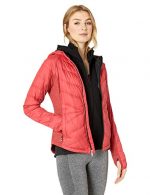SPYDER Women's Solitude Hoody Waterproof Down Jacket for Winter Sports