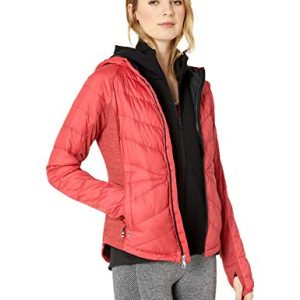 SPYDER Women's Solitude Hoody Waterproof Down Jacket for Winter Sports