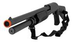 Double Eagle M56AL Tri-Shot Spring Shotgun – full metal airsoft pump action with 3-barrel hop-up 