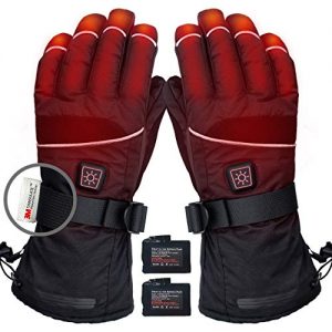 CREATRILL Heated Gloves w/Rechargeable 7.4V Batteries for Men and Women Cycling Motorcycle Hiking Skiing Hunting Fishing, Winter Hand Warmer Relief Arthritis Reynaud's