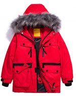 Wantdo Boys Waterproof Ski Jacket Windproof Warm Winter Coat Outdoor Parka