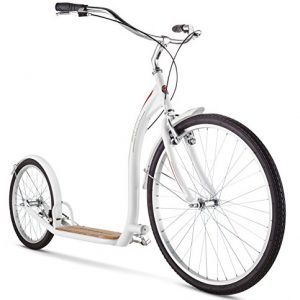 Schwinn Adult Shuffle Scooter with 26" Wheels, White