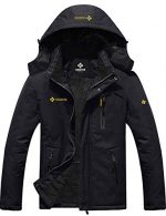 GEMYSE Men's Mountain Waterproof Ski Snow Jacket Winter Windproof Rain Jacket