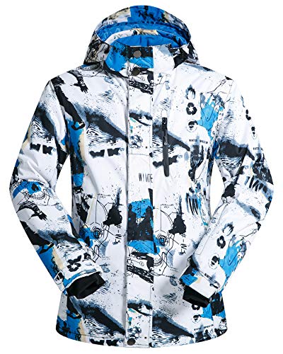 Men's Ski Jacket Outdoor Waterproof Windproof Coat Snowboard Mountain Rain Jacket New