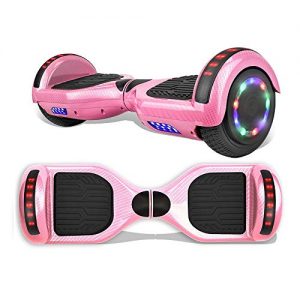 TPS 6.5" Hoverboard Electric Self Balancing Scooter with Wireless Speaker and LED Lights for Kids and Adults - UL2272 Safety Certified