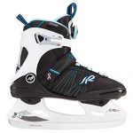 K2 Skate Alexis Ice BOA Skates, Black/White/Blue, Size 10