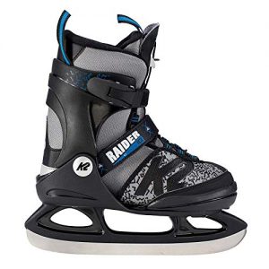 K2 Skate Boy's Raider Ice Skate, Gray Black