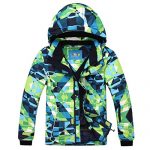PHIBEE Big Boy's Waterproof Breathable Snowboard Ski Jacket