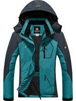 GEMYSE Women's Mountain Waterproof Ski Snow Jacket Winter Windproof Rain Jacket