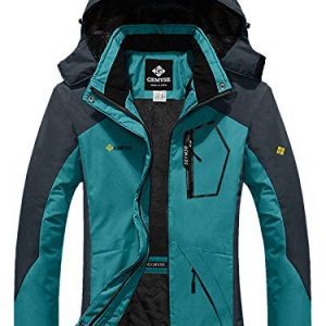 GEMYSE Women's Mountain Waterproof Ski Snow Jacket Winter Windproof Rain Jacket