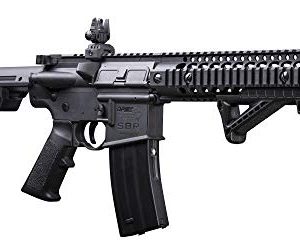 DPMS Full Auto SBR CO2-Powered BB Air Rifle with Dual Action Capability, Black DSBR