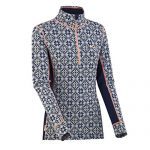 Kari Traa Women's Rose Base Layer Top - Half Zip Wool Thermal Shirt