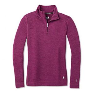 Smartwool Women's Base Layer Top - Merino 250 Wool Active 1/4 Zip Outerwear